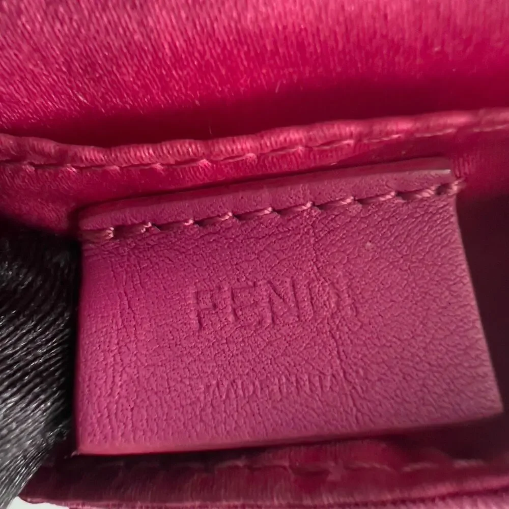 Fendi Pink Beaded Nano - Picture 2 of 9